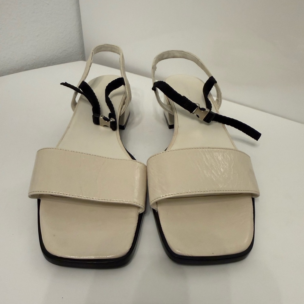 NWOT PALOMA WOOL Margaret Block Heel Sandal in Black size 39 - Picture 3 of 7